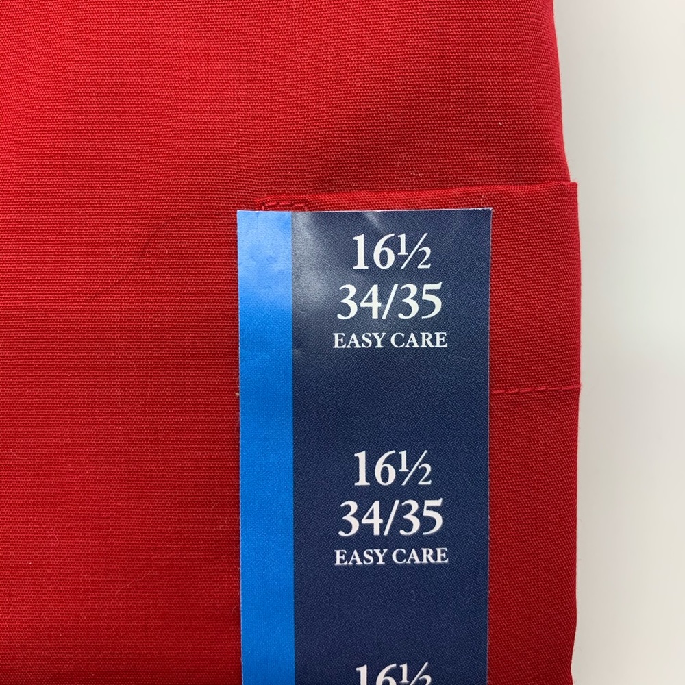 Croft & Barrow Red Easy Care Classic Dress Shirt - Picture 5 of 5